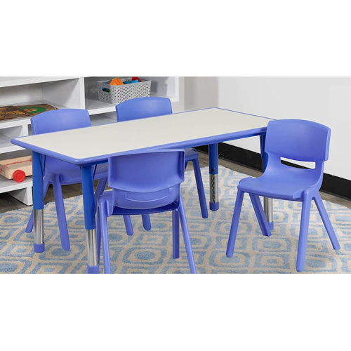 Kids school clearance table and chairs